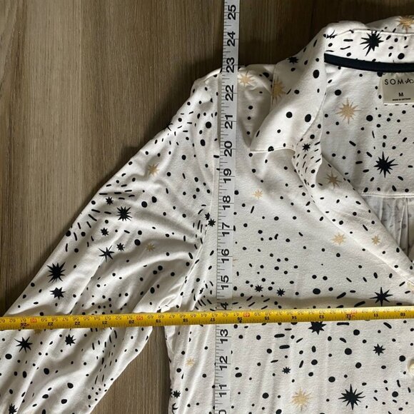 Soma Cool Nights Long Sleeve Pajama Top - Picture 9 of 9